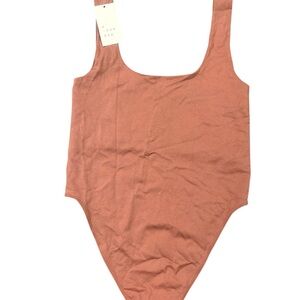 A New Day woman Bodysuit in Warm Terracotta